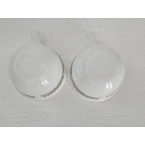 Set of‎ 2 Pyrex Woodland Brown Coffee Tea Cup Mug Corelle Corning Ware Pattern - Picture 6 of 10